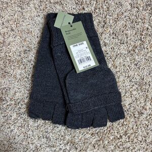 Goodfellow & Co Charcoal Gray Convertible Fingerless Gloves